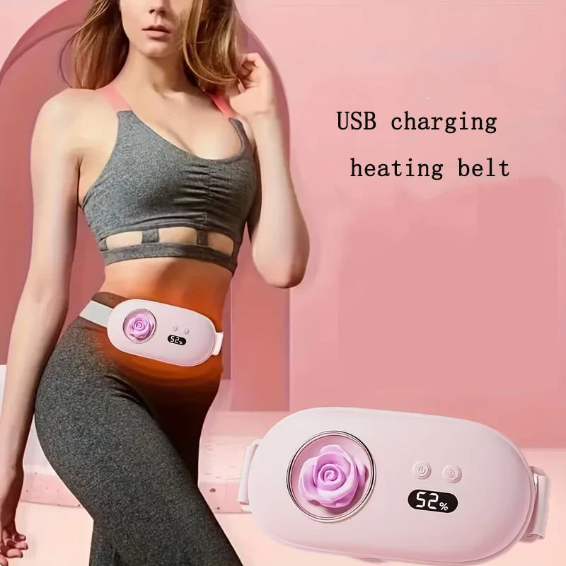 USB Portable Heating Pad – Abdominal & Waist Massage Belt Heating Massage Belt PLUSH