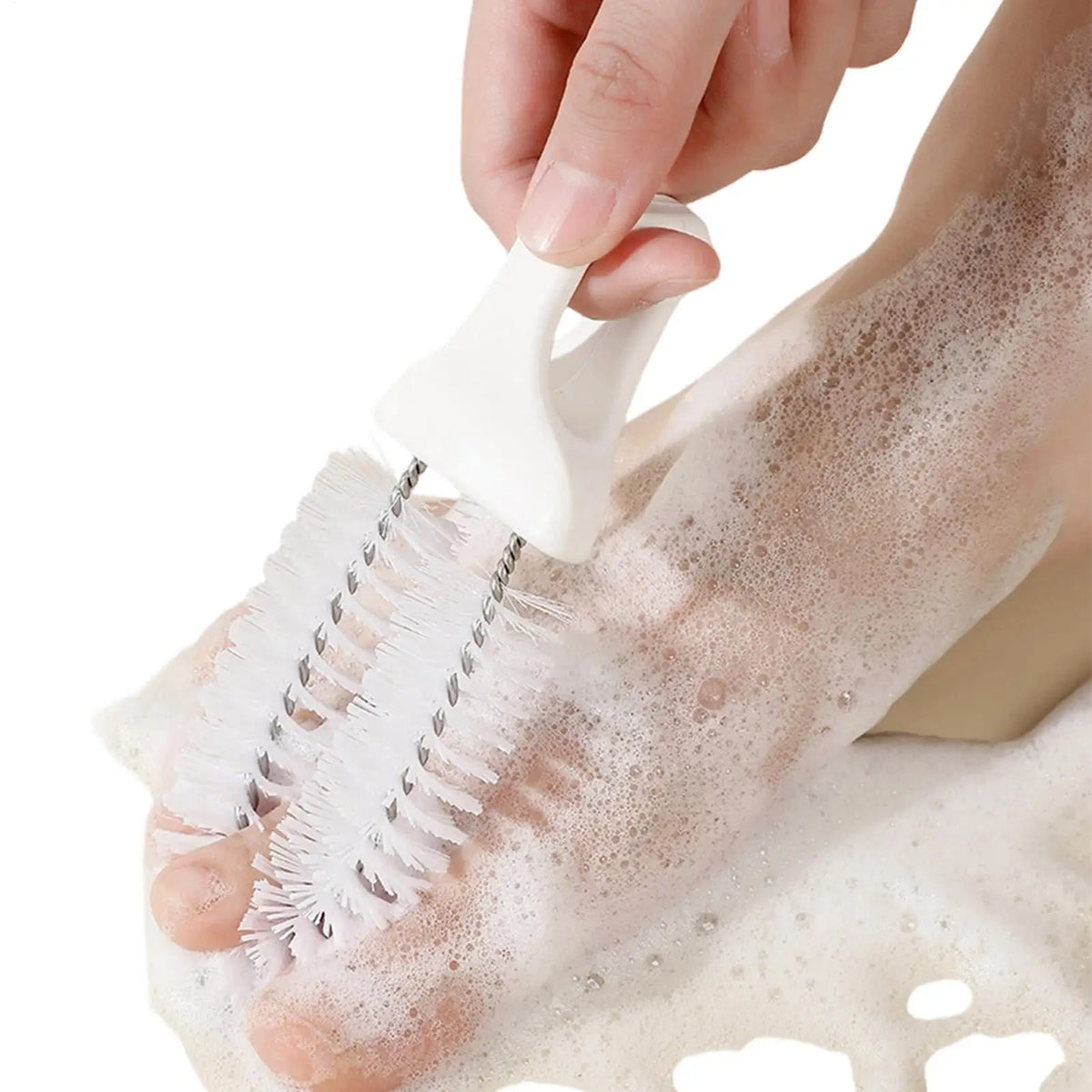 Portable Toe Scrubber Brush – Shower Foot Cleaning Tool Foot Scrubber Brush PLUSH