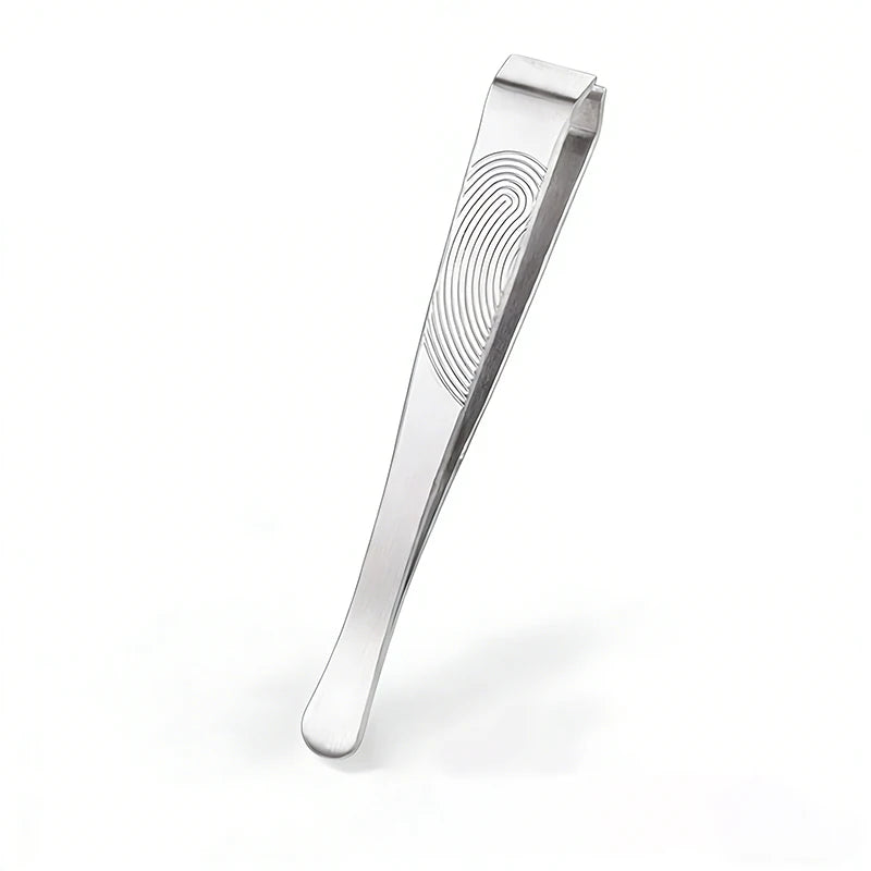 Ouriner Wide-Jaw Stainless Steel Precision Eyebrow Tweezers Eyebrow Tweezers PLUSH Silvery