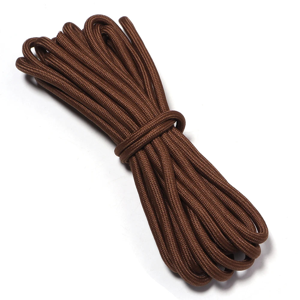 5 Yards 5mm Colorful Polyester Braided Rope – DIY Jewelry Cord Braided Craft Cord PLUSH deep brown
