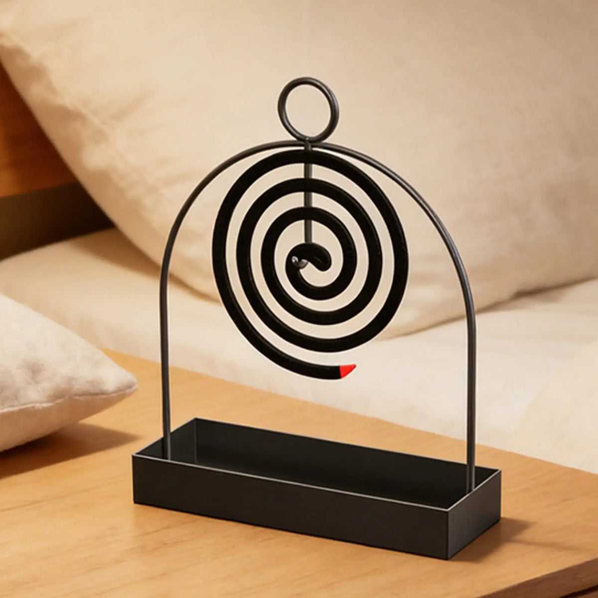Portable Metal Incense Coil Burner – Indoor & Outdoor Holder Incense Coil Burner PLUSH