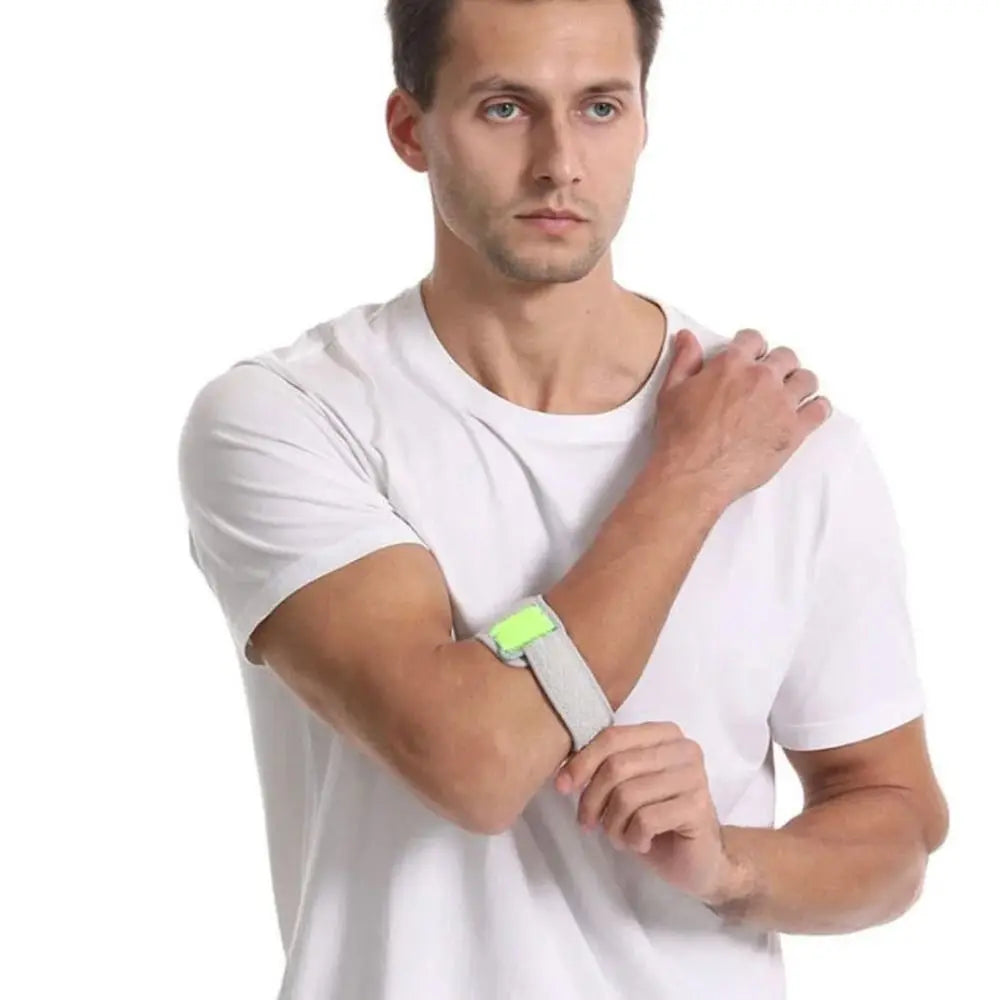 Adjustable Compression Elbow Brace – Breathable Neoprene Strap Elbow Compression Brace PLUSH