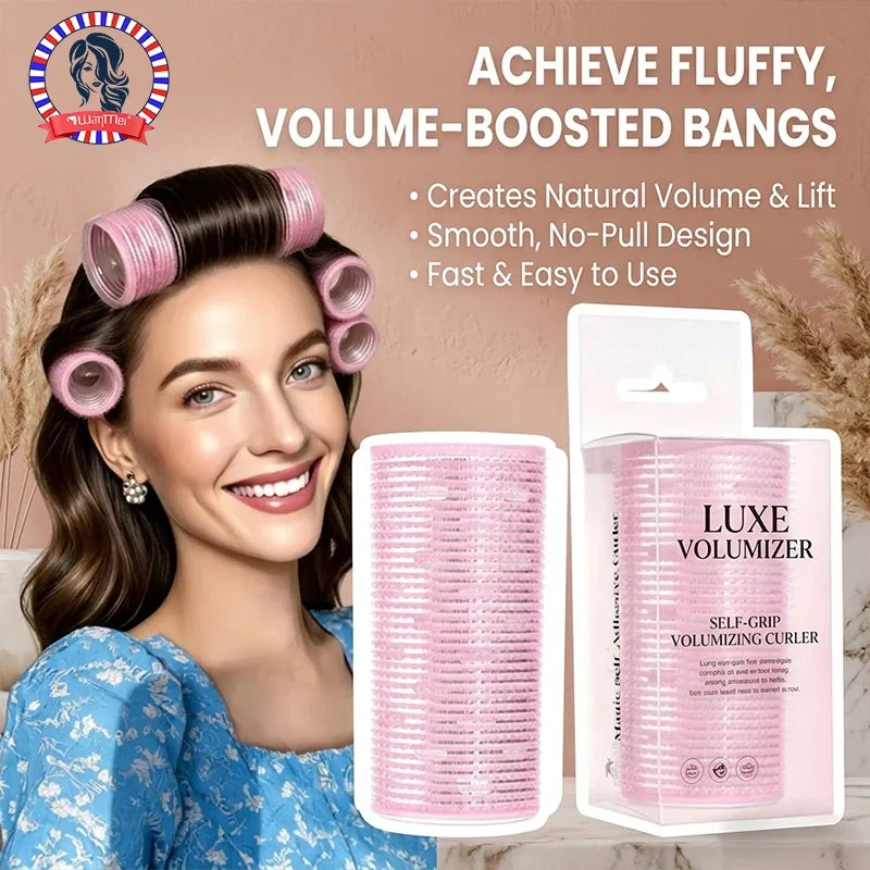 Heatless Self-Adhesive Hair Roller – Fluffy Bangs Curler Heatless Hair Roller PLUSH