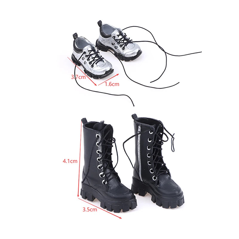 1/6 Doll Sport Shoes & Boots – 3.5cm DIY Dollhouse Accessory Doll Accessories PLUSH