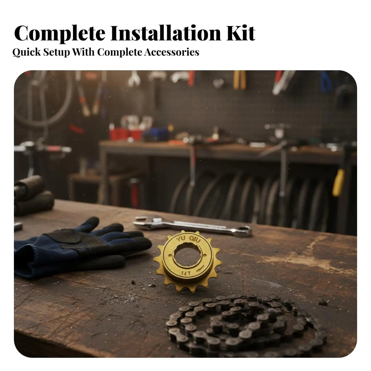 Single Speed Steel Freewheel Screw-On Sprocket | Bike Cog Bicycle Freewheel Sprocket PLUSH