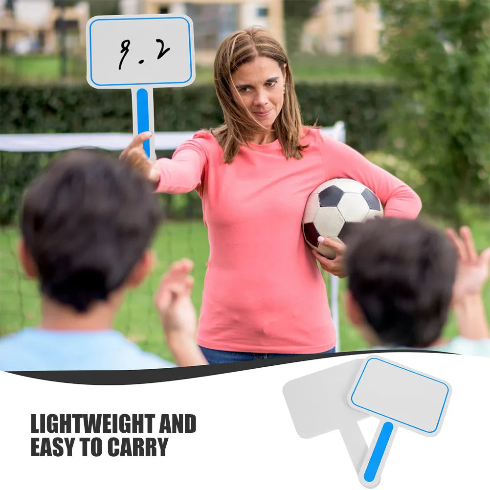 4-Pack Dry Erase Handheld Whiteboard Paddles for Classroom Dry Erase Paddle Set PLUSH