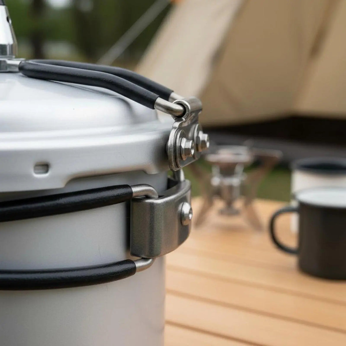 Portable Mini Pressure Pot – Lightweight Camping Cooker Camping Pressure Cooker PLUSH
