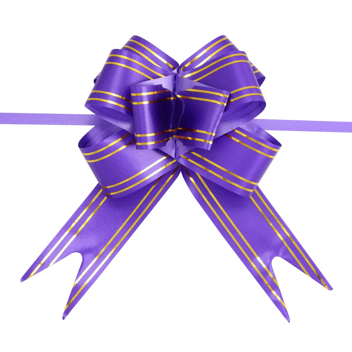20pcs Pull Flower Bow Ribbons – Colorful Gift Wrap Decoration Gift Wrap Bows PLUSH Deep Purple