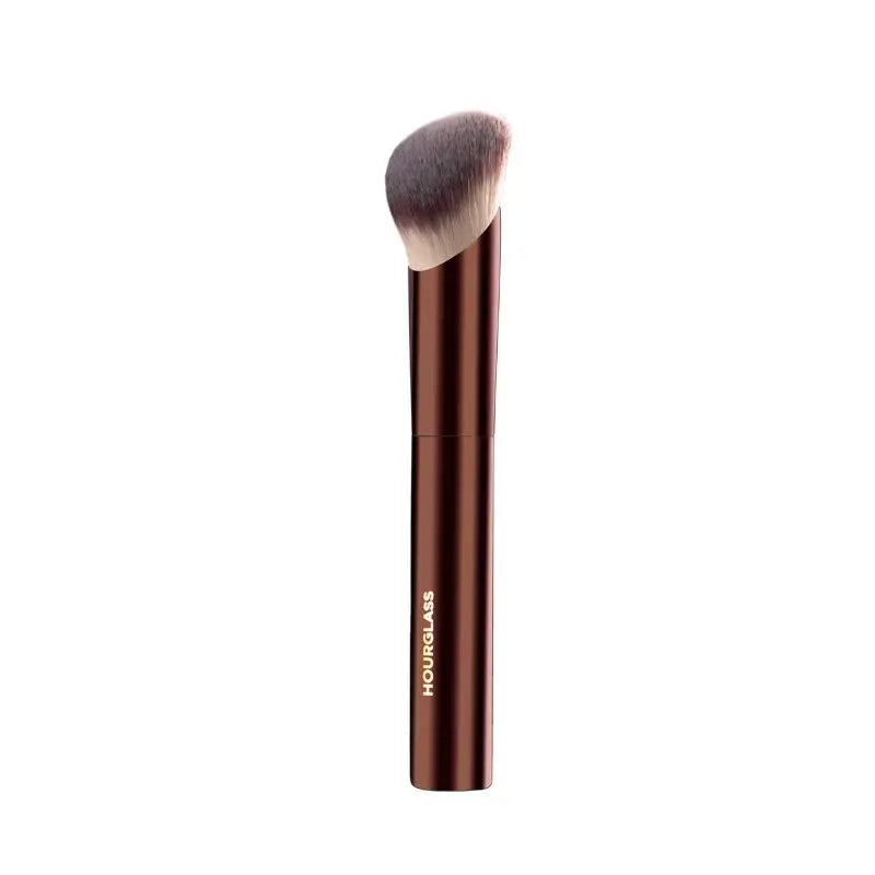 Hourglass No.21 Soft Glow Foundation Brush – Wool Fiber Foundation Makeup Brush PLUSH black