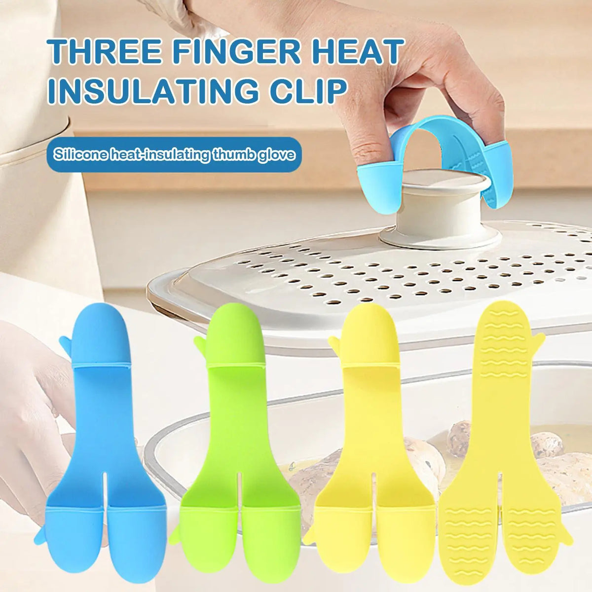 Silicone Oven Mitts – Heat-Resistant Baking Gloves (1 Pair) Silicone Oven Mitts PLUSH