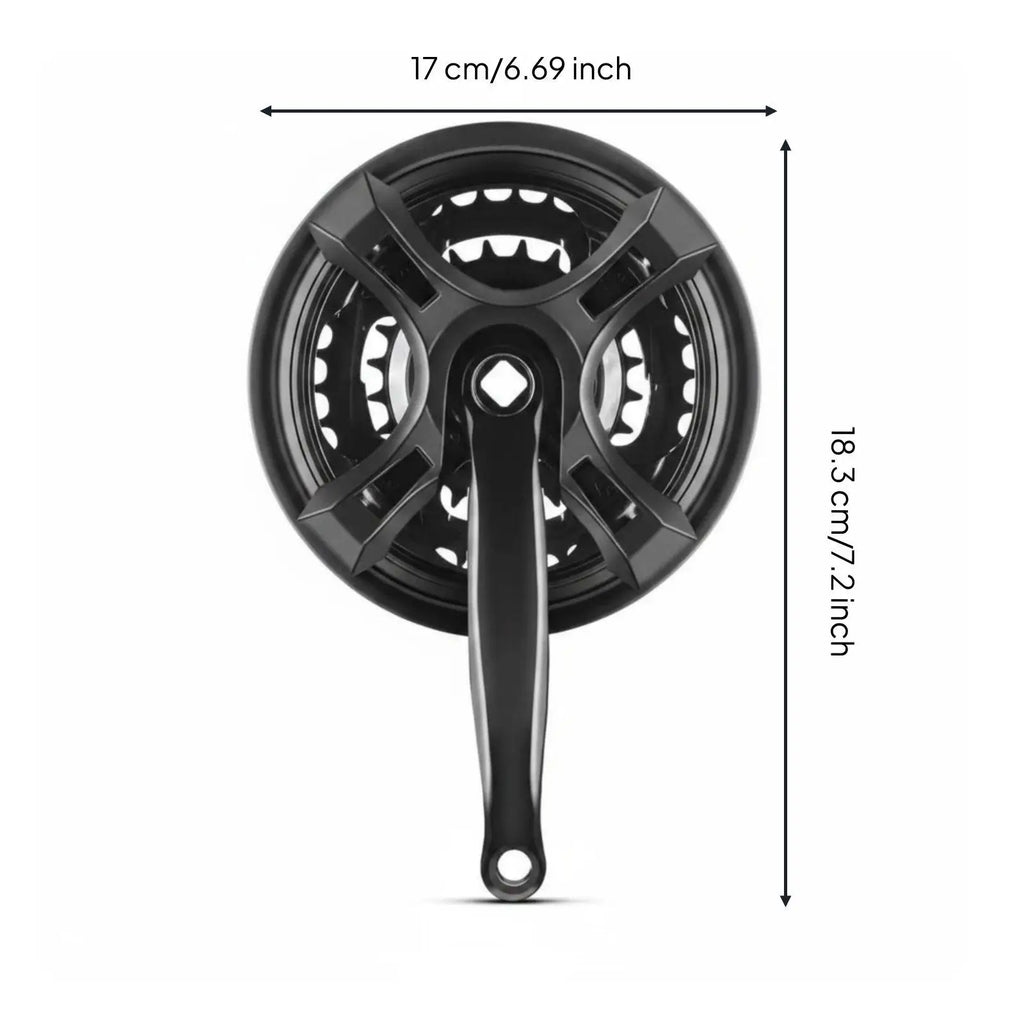 Square Hole Bicycle Crank Arm Set 42T – Mountain & Road Bike Bicycle Crankset PLUSH