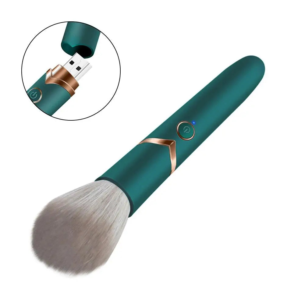 Electric Vibrating Makeup Brush – Blush, Foundation & Powder Electric Makeup Brush PLUSH