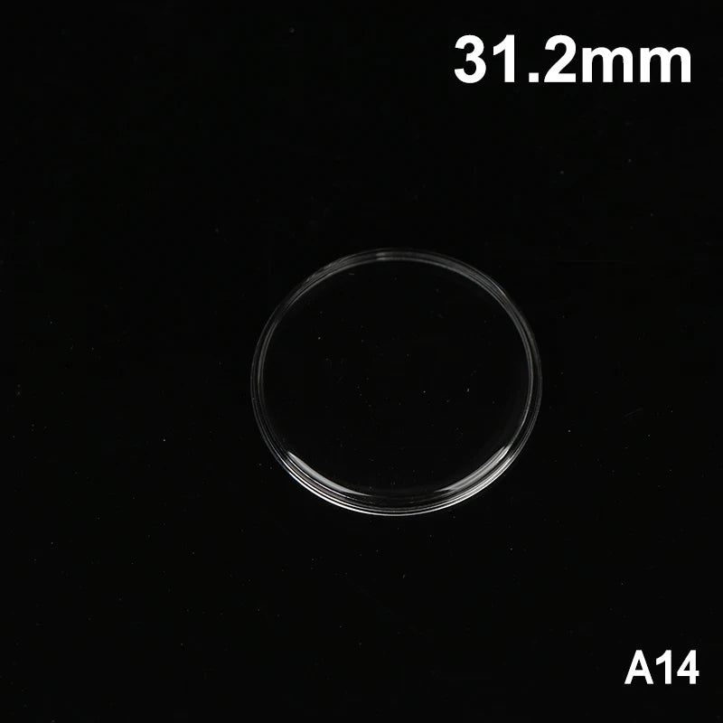 28mm–32.2mm Acrylic Watch Crystal Lens – Mirror Finish Cover Watch Crystal Lens PLUSH A14