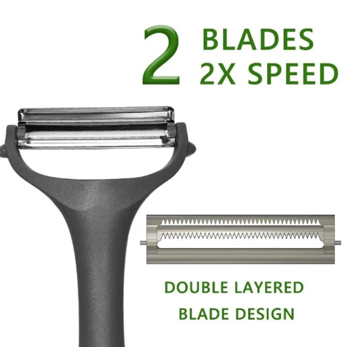 Stainless Steel Vegetable Peeler & Shredder | Kitchen Tool Vegetable Peeler PLUSH