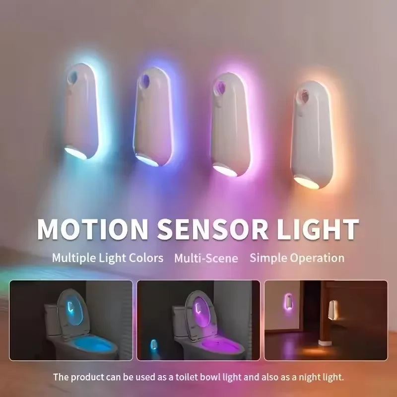 Motion Sensor Night Light – 7 Color Mushroom LED Lamp Motion Sensor Night Light PLUSH