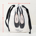 Mesh Dance Shoe Bag – Drawstring Ballet Organizer Pouch Dance Shoe Bag PLUSH 18x28cm