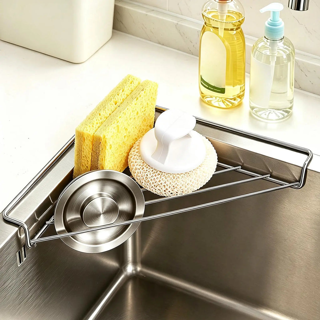 Triangle Corner Dish Drying Rack – Stainless Steel Sink Organizer Dish Drying Rack PLUSH