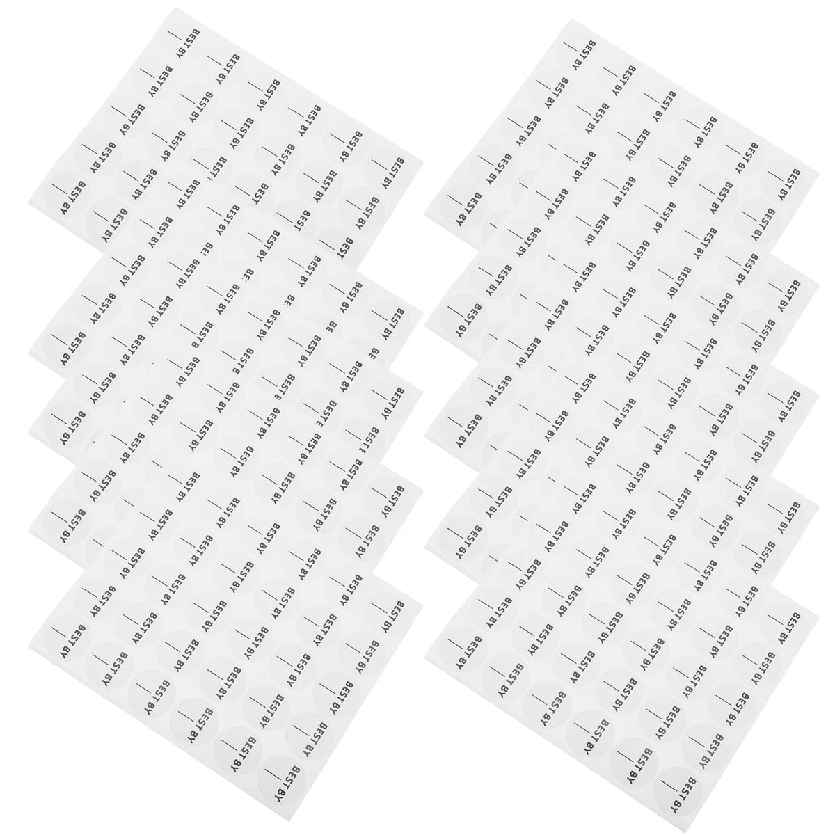 Food Expiration Date Stickers – 10 Sheets Freezer Fridge Labels Food Storage Labels PLUSH