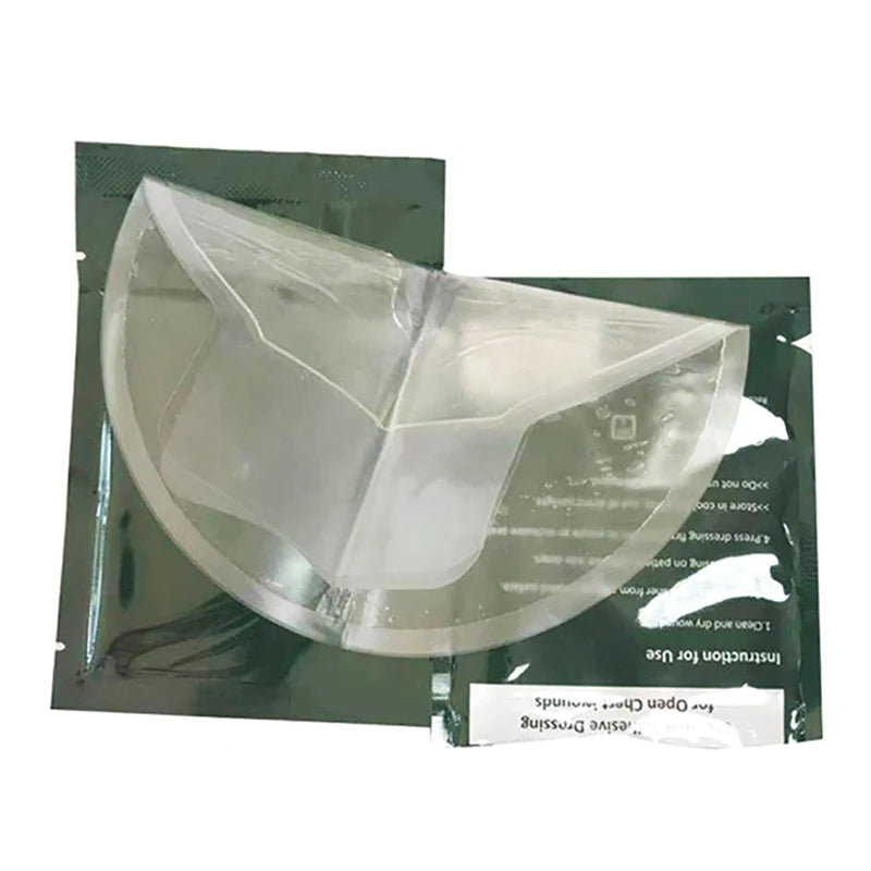 Vented Chest Seal – Medical Hydrogel Adhesive, Latex-Free Medical Chest Seal PLUSH