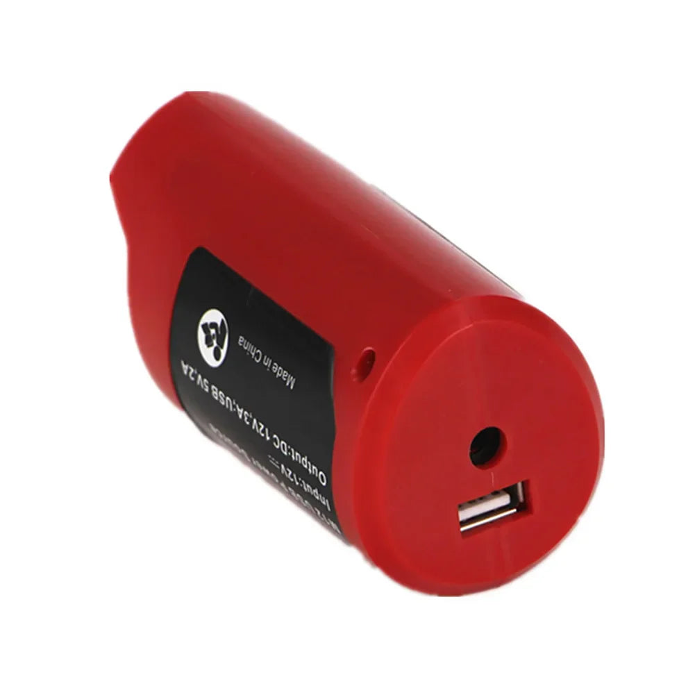 USB Adapter for Milwaukee M12 12V Battery – Portable USB Charger Battery USB Adapter PLUSH