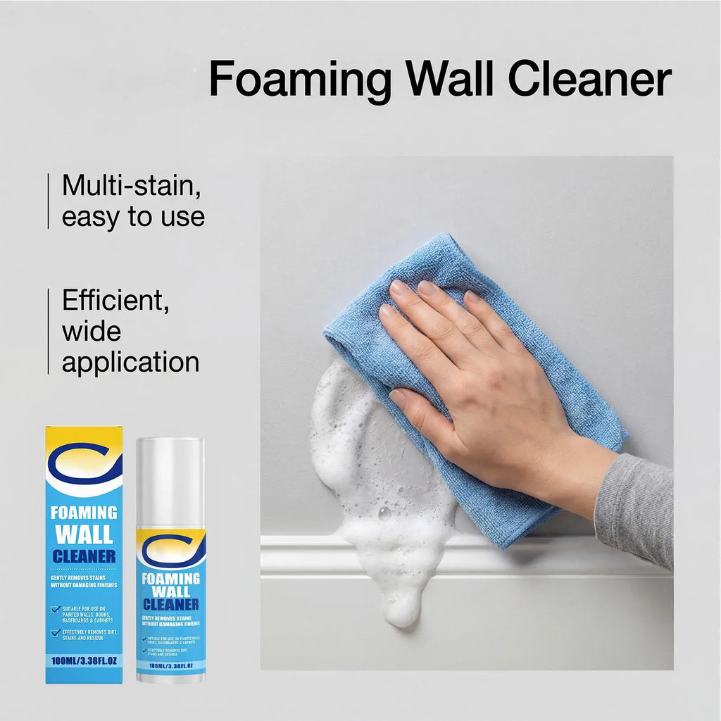 Bathroom Foam Cleaner 100ml | Kitchen & Tile Degreaser Spray Foam Surface Cleaner PLUSH