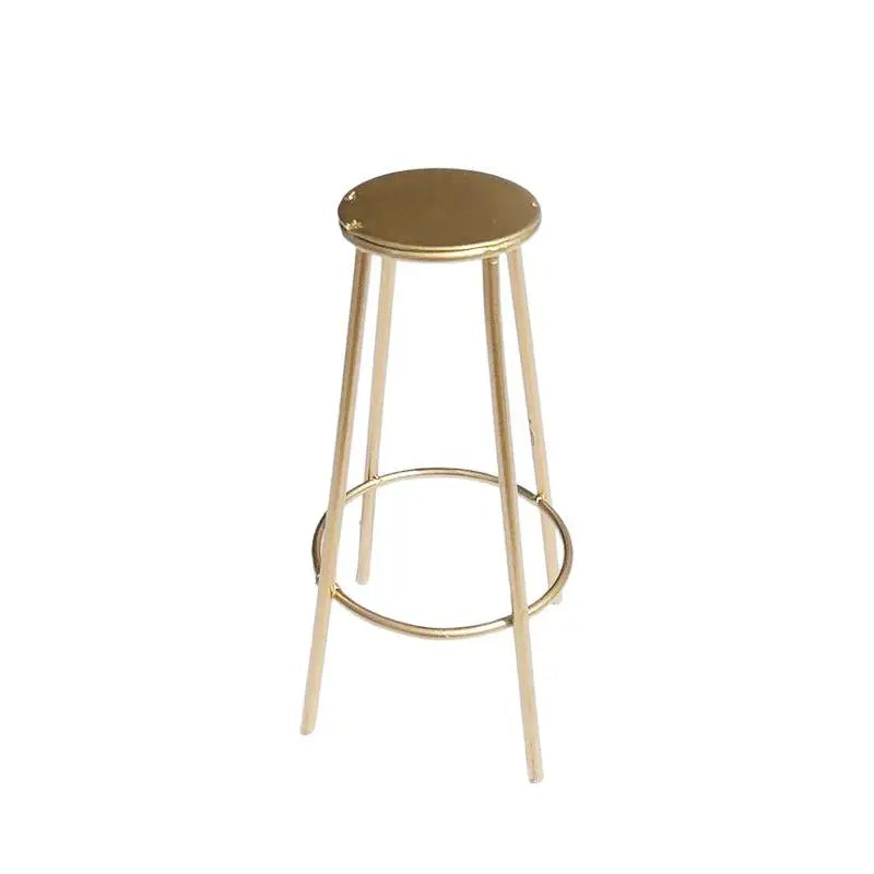 1:12 Miniature Metal Bar Stool for Dollhouse Decor | Collector Dollhouse Miniature Furniture PLUSH A1