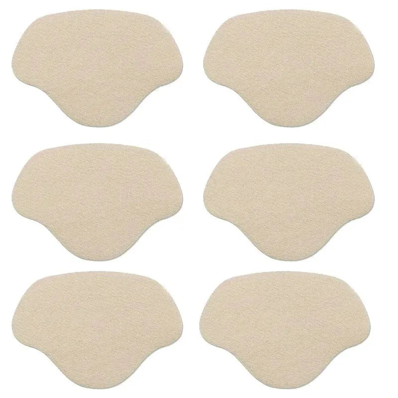 Suede Heel Repair Stickers – Self-Adhesive Shoe Patches 6/18pcs Shoe Repair Patches PLUSH Brown-6PCS