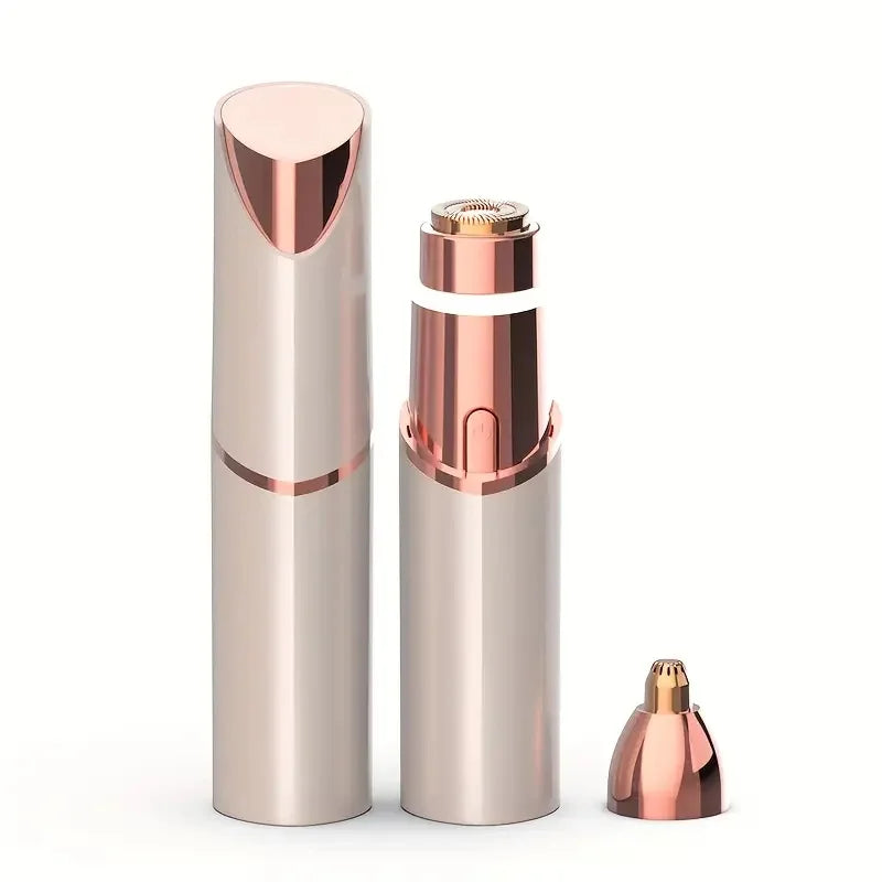 PLUSH 2-in-1 Rechargeable Facial & Eyebrow Trimmer Facial Hair Trimmer PLUSH Gold