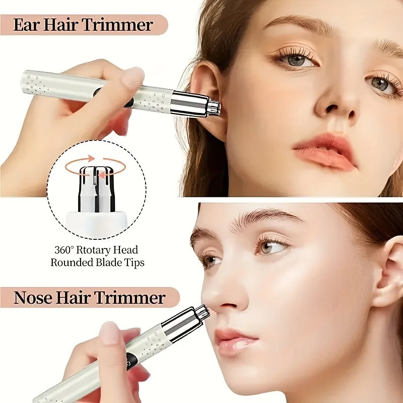 USB Rechargeable Nose & Ear Hair Trimmer for Men | PLUSH Nose & Ear Trimmer PLUSH