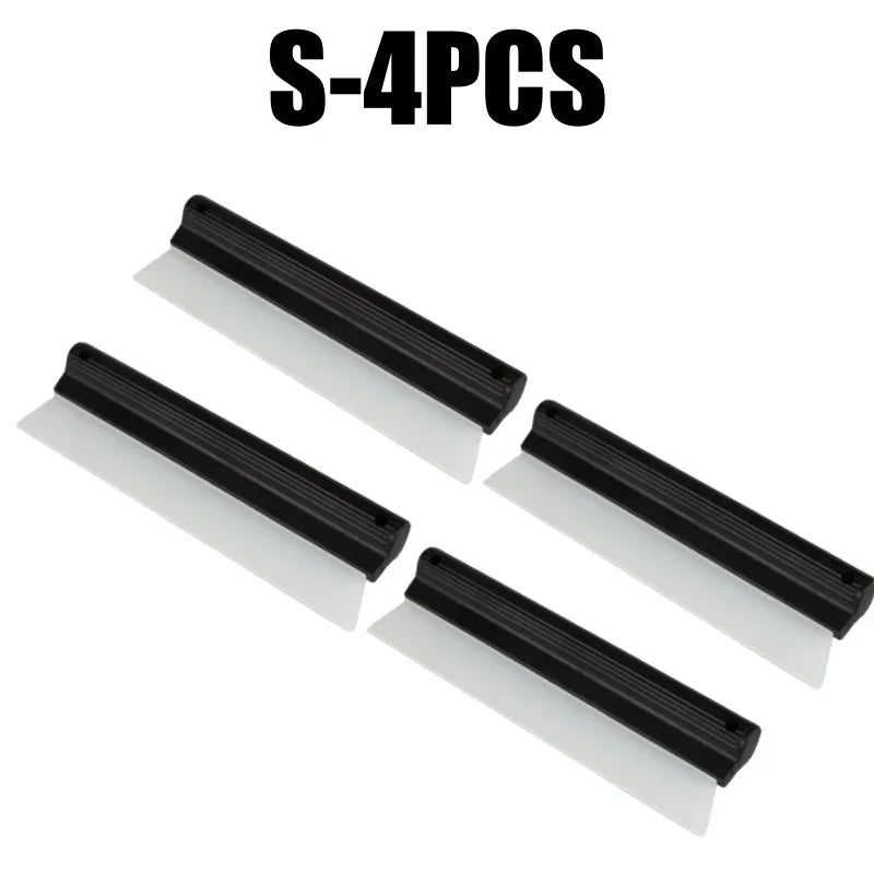 Soft Silicone Squeegee Car Wrap Tool – Window Wiper & Scraper Car Detailing Squeegee PLUSH S-4PCS