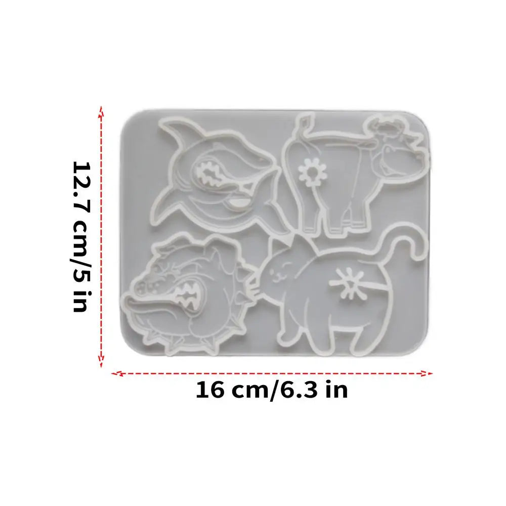 Cat Butt Silicone Mold – 4-Cavity DIY Craft & Baking Mold DIY Silicone Mold PLUSH 1PC