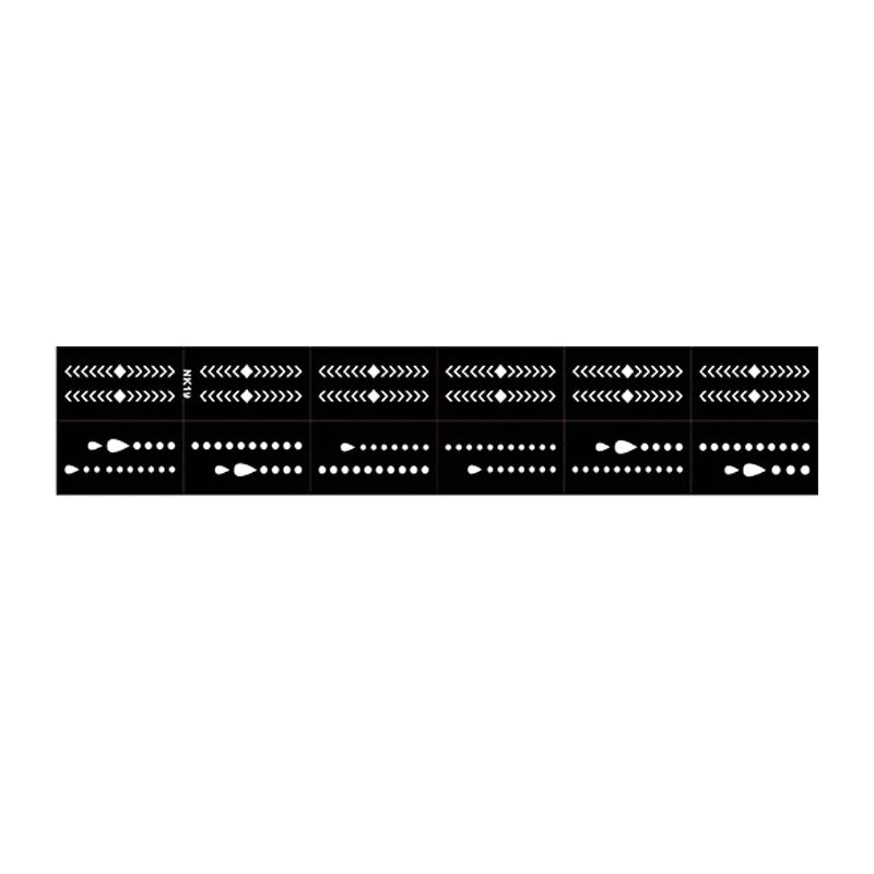 Nail Art Stencils – French Manicure Spray Template 3D Nail Art Stencils PLUSH NK19