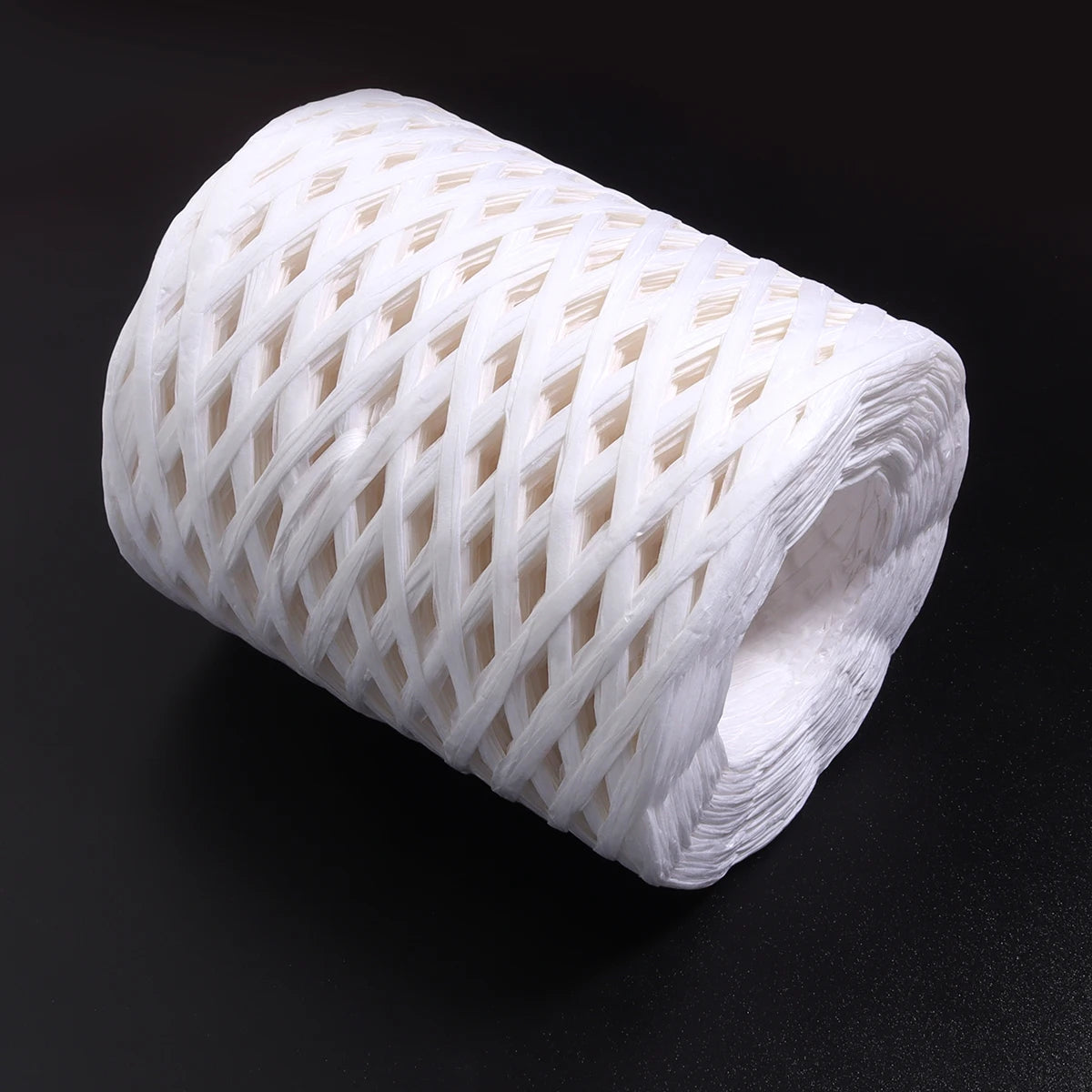 Colorful Raffia Paper Braided Cord 80-200m – DIY Craft Yarn Craft Braided Cord PLUSH white x 200m 4mm