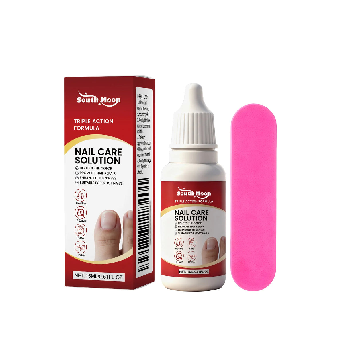 South Moon Nail Care Solution – Cuticle Softener & Nourisher Nail Care Treatment PLUSH 15ml Boxed