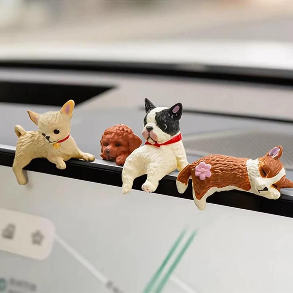 Cute Dog Dashboard Ornament | Car Interior Decor Figure Car Dashboard Ornament PLUSH