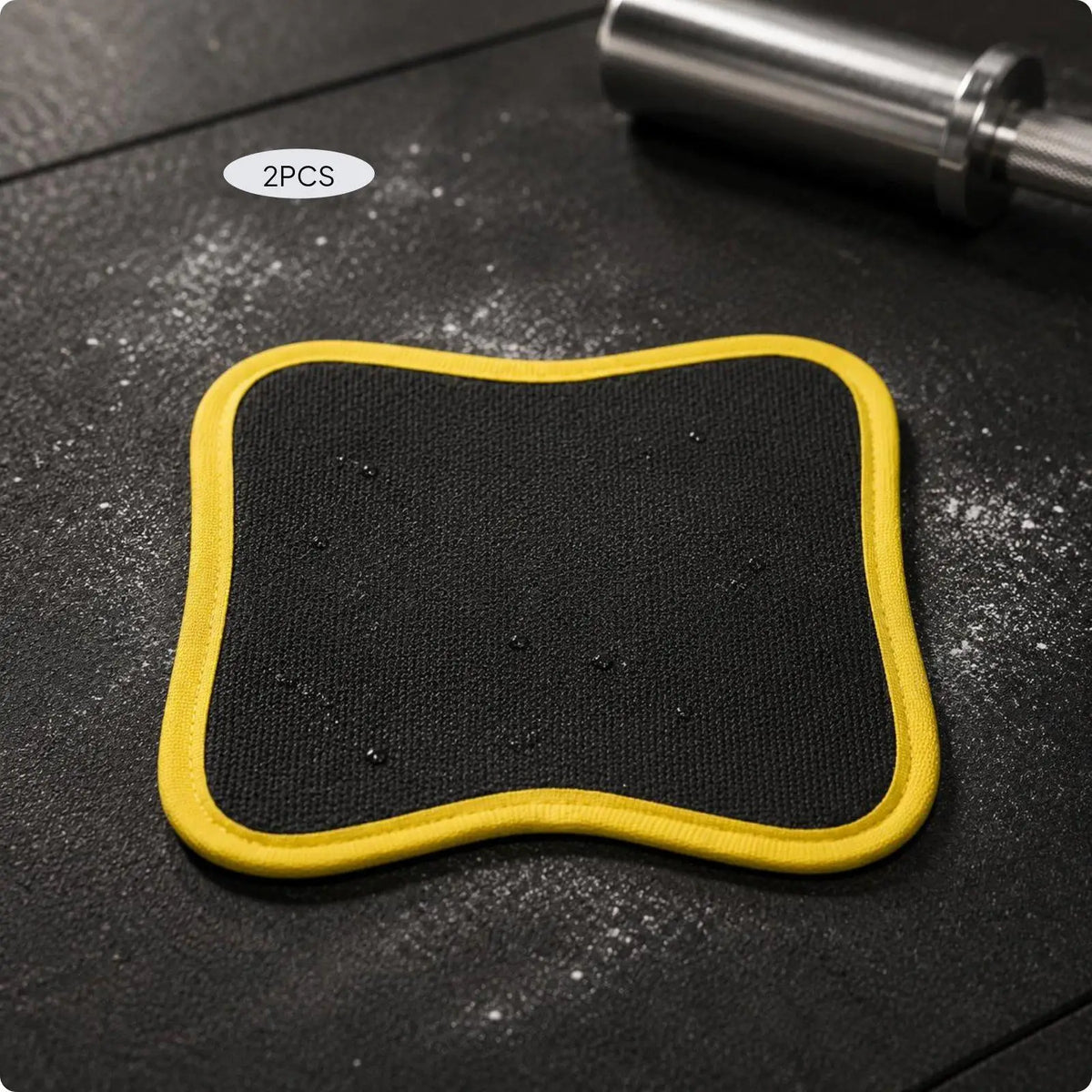 Neoprene Weightlifting Grip Pads – Pull Up & Power Training Weightlifting Grip Pads PLUSH YellowGripPad2pack