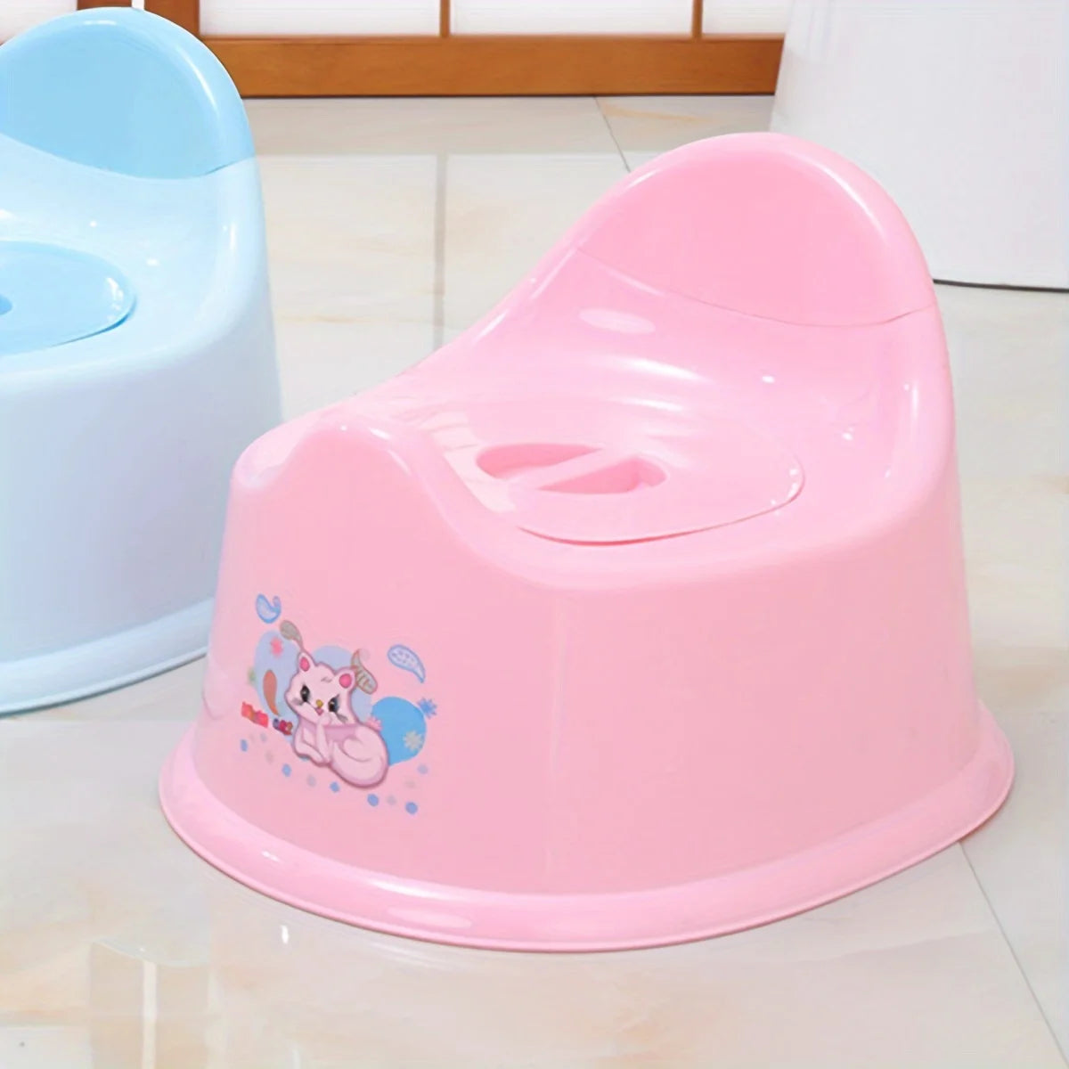 Unisex Toddler Potty Chair with Lid | Easy Clean Baby Toilet Toddler Potty Chair PLUSH