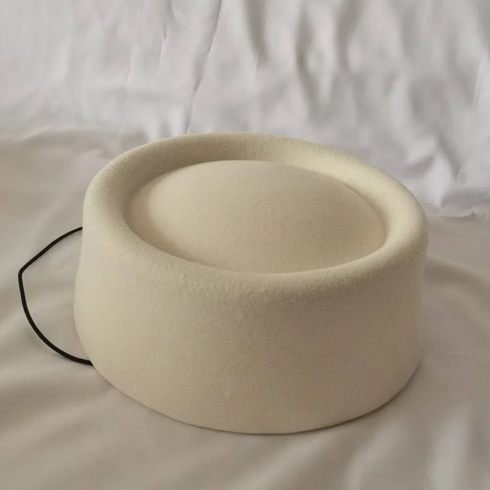 French Pillbox Beret Hat – Vintage Flat Cap for Women & Men Pillbox Beret Hat PLUSH Style 3