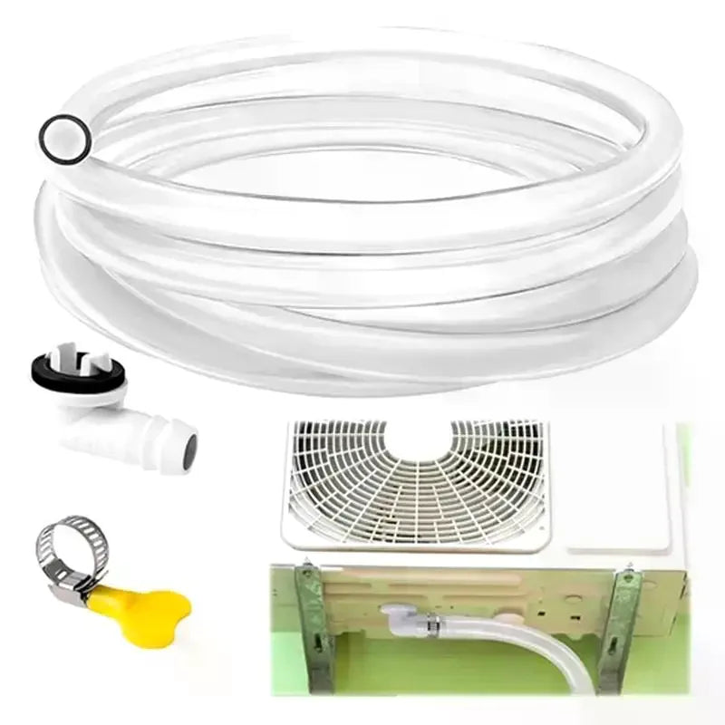 Portable AC Drain Hose Kit 3FT & 6FT | Air Conditioner Drain AC Drain Hose Kit PLUSH