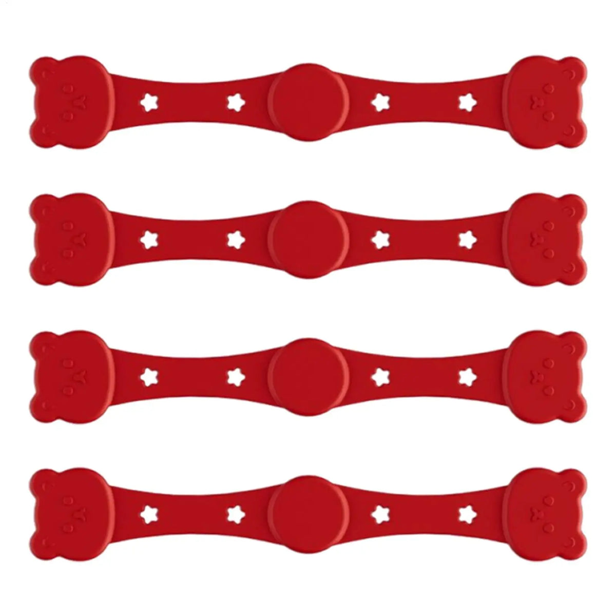 4Pcs Air Fryer Silicone Magnet Buckles – Parchment Paper Holder Air Fryer Accessory PLUSH