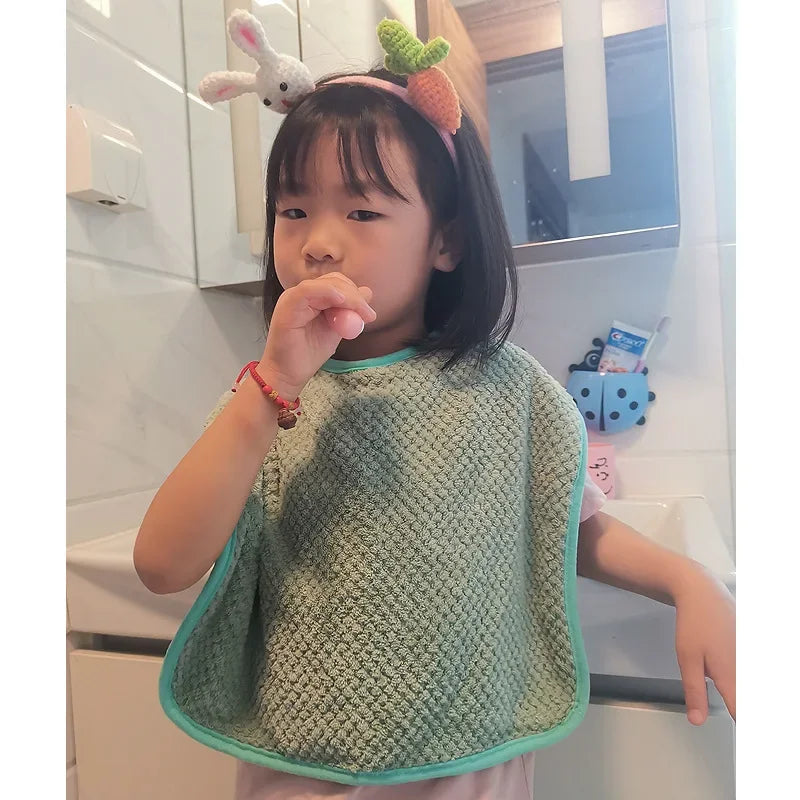 Waterproof Baby Bibs Burp Cloths – Ruffle Feeding Apron Baby Bibs & Burp Cloths PLUSH