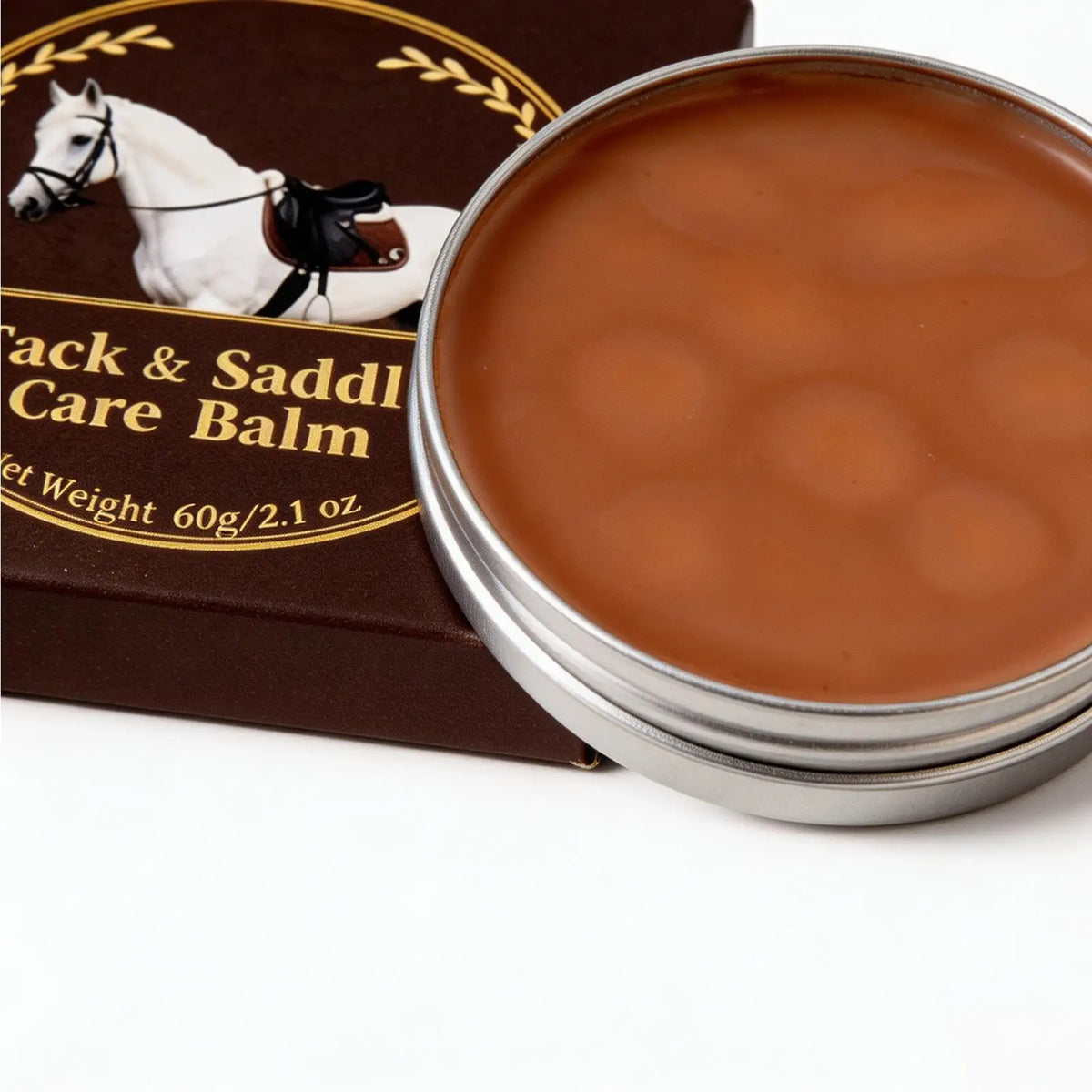 Leather Saddle & Tack Conditioning Balm | Beeswax Cream 60g Leather Conditioning Cream PLUSH