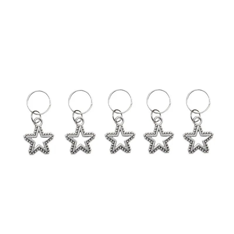 Alloy Shell Dreadlock Beads Hair Cuffs Rings & Clips – 5-10pcs