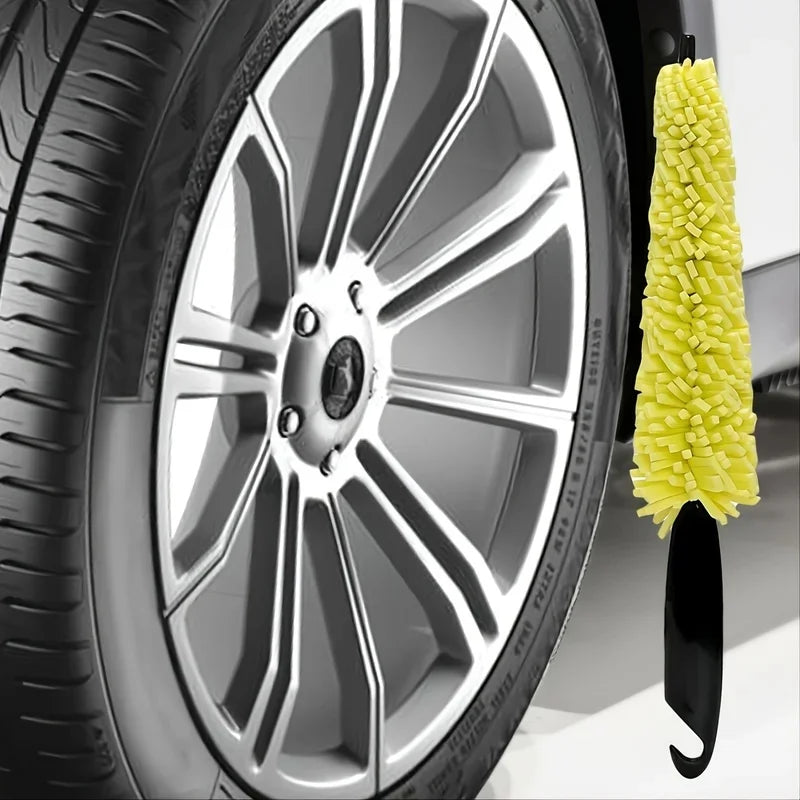 Tire Rim Cleaning Tool – Car Wheel Brush Cleaner Wheel Cleaning Brush PLUSH
