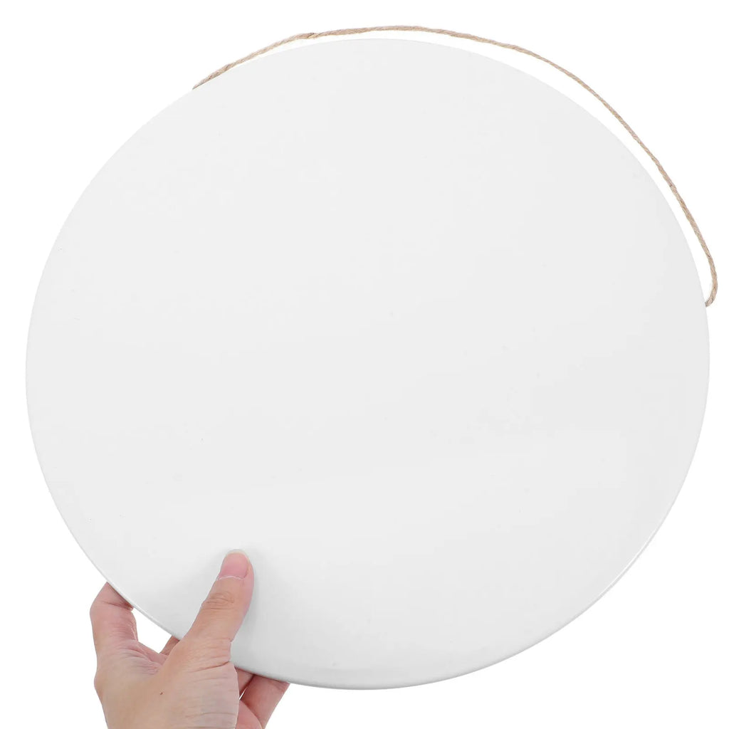 White Tinplate Sublimation Blank Metal Sign 11.79x11.79 In Sublimation Sign Blank PLUSH