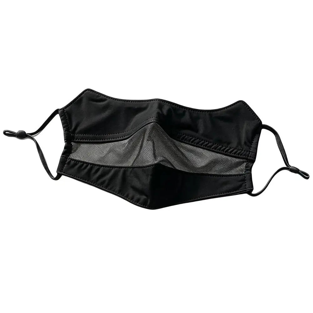 Ice Silk UV Face Cover UPF 50 – Cooling Outdoor Sport Mask UV Cooling Face Cover PLUSH Black