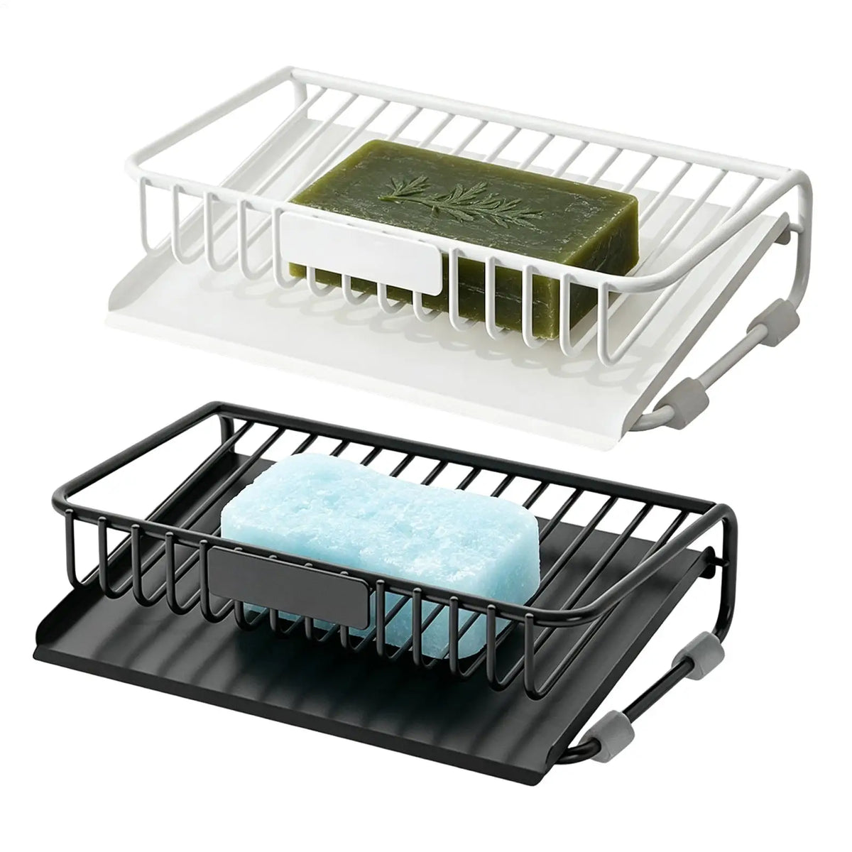Soap Rack Drainer – Bathroom & Kitchen Sink Organizer Shelf Soap Rack Drainer PLUSH
