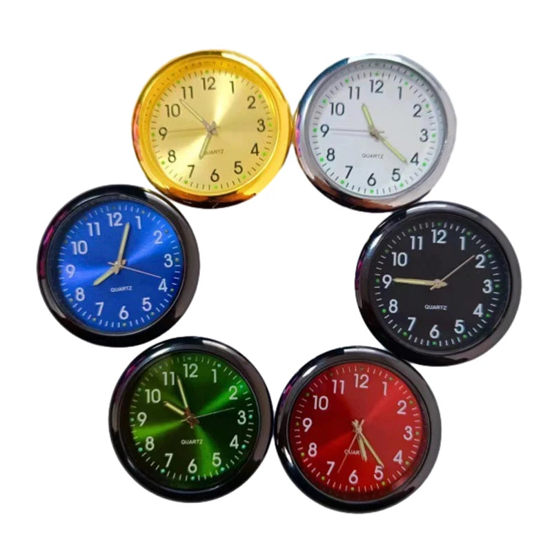 Luminous Analog Car Dashboard Clock – Mini Interior Decor Car Dashboard Clock PLUSH