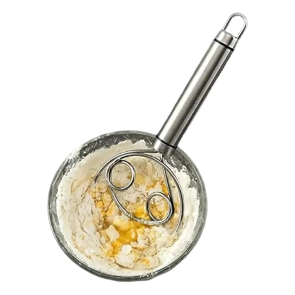 Stainless Steel Dough Whisk for Bread, Pastry & Baking Dough Whisk PLUSH