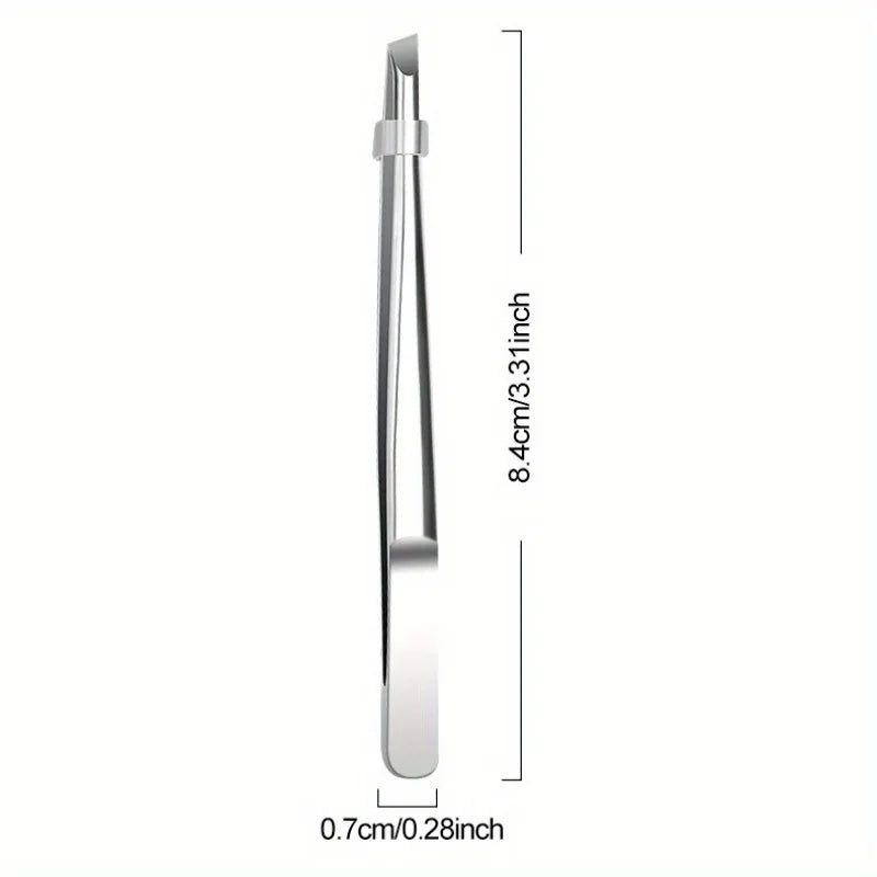 Ouriner Precision Stainless Steel Eyebrow Tweezers Hypoallergenic Eyebrow Tweezers PLUSH